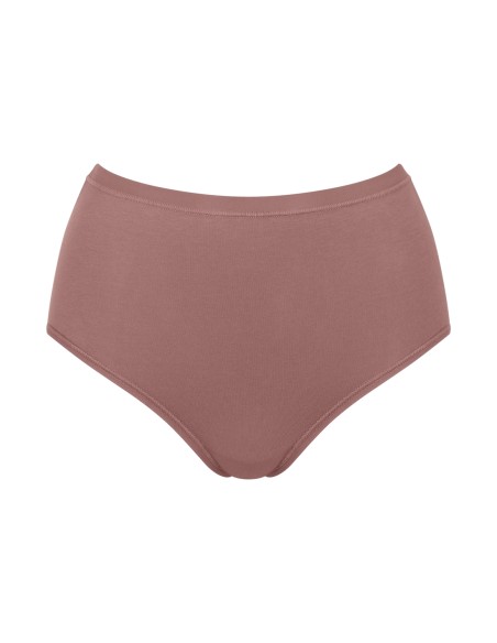 go daily cotton highwaist 3p cacao Sloggi