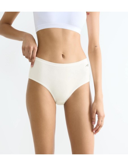 go daily cotton midi silk white Sloggi