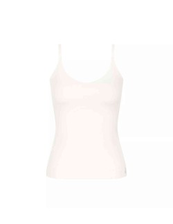 zero feel 2.0 spaghetti top silk white Sloggi