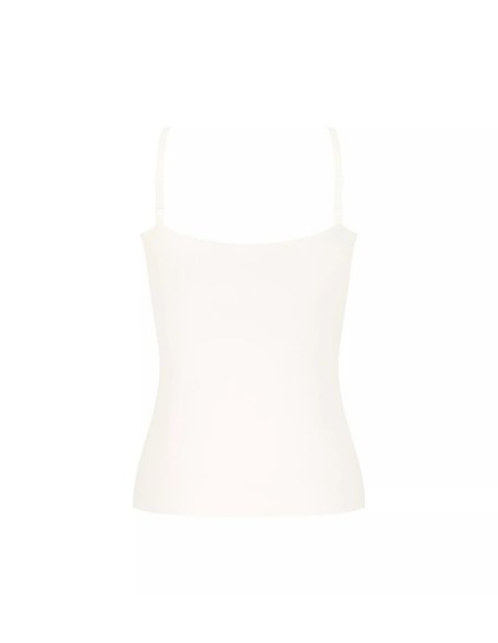 zero feel 2.0 spaghetti top silk white Sloggi