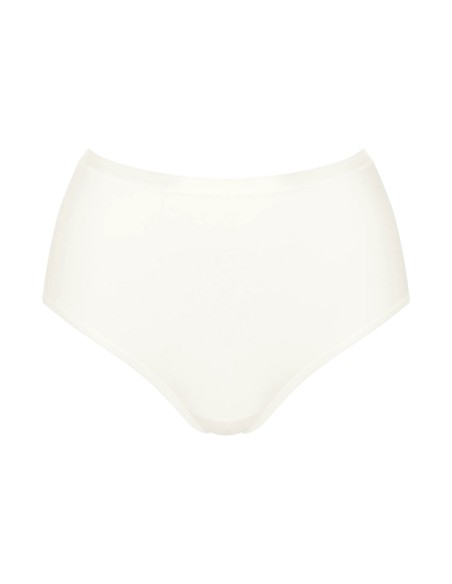 go daily cotton highwaist 3p silk white Sloggi