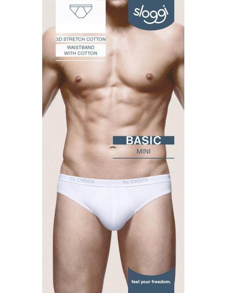 men basic mini white Sloggi