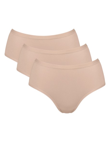 go daily cotton midi 3p new beige Sloggi