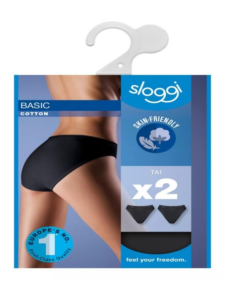 basic+ tai 2p black Sloggi