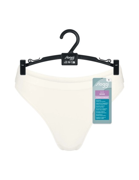 go sense high leg 2p silk white Sloggi