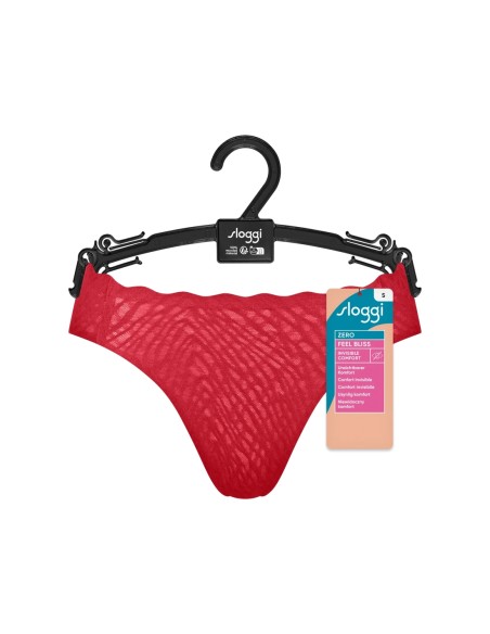 zero feel bliss festive high leg shanghai red Sloggi