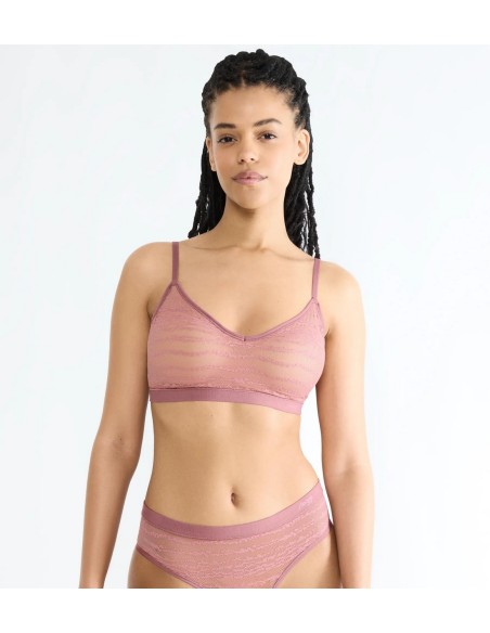free evolve pu lace date night pink Sloggi