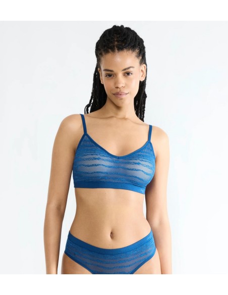 free evolve pu lace blue sapphire Sloggi