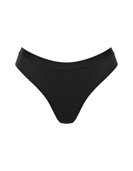 go casual high leg 2p black Sloggi