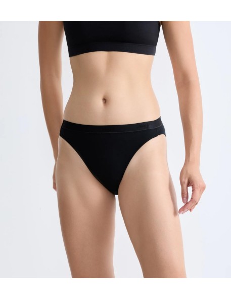 go casual high leg 2p black Sloggi