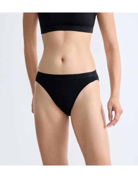 go casual high leg 2p black Sloggi