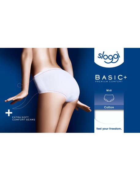 basic+ midi white Sloggi