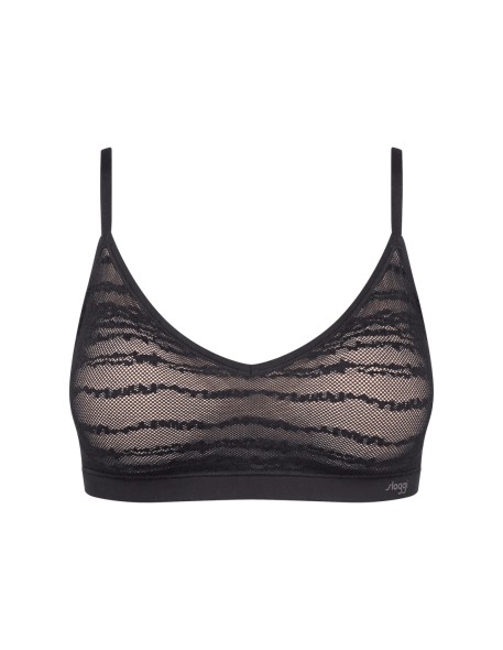 free evolve pu lace black Sloggi