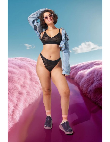 free evolve pu lace black Sloggi