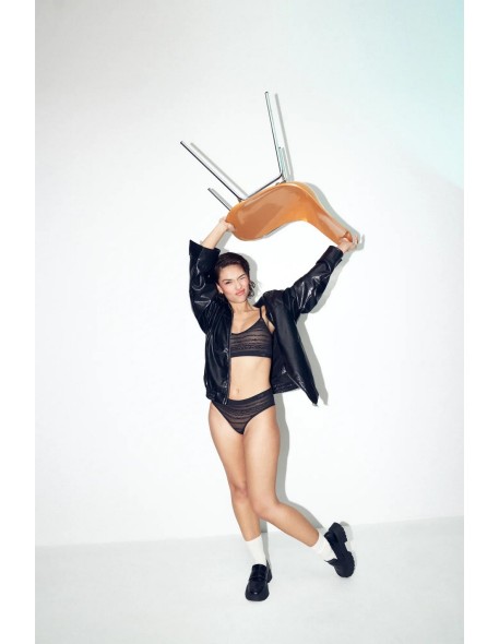 free evolve pu lace black Sloggi