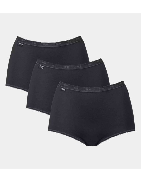 basic+ maxi 3p black Sloggi