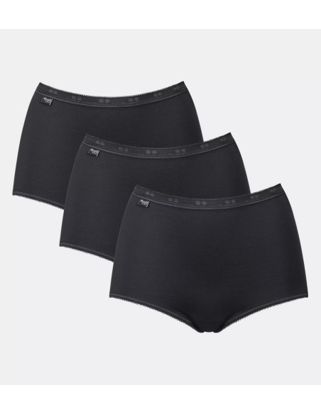 basic+ maxi 3p black Sloggi