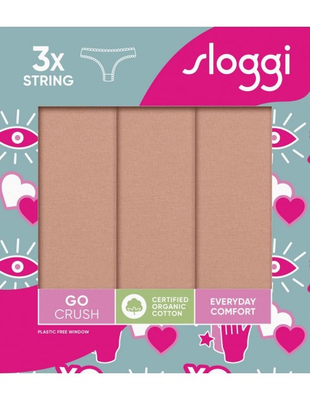 go crush string c3p cameo brown Sloggi