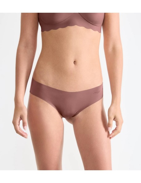 zero microfibre 2.0 hipstring 2p cacao Sloggi