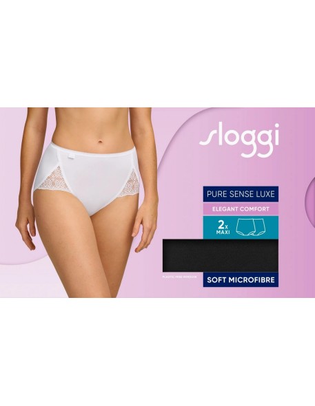 pure sense luxe maxi c2p black Sloggi