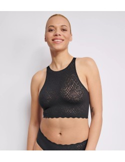 zero feel bliss crop top black Sloggi 2