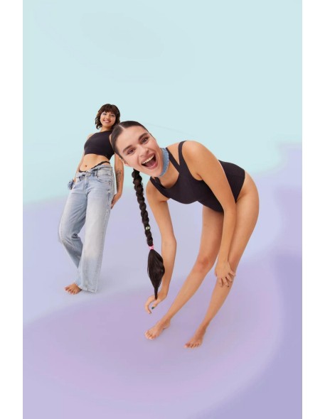 zero feel bliss crop top black Sloggi