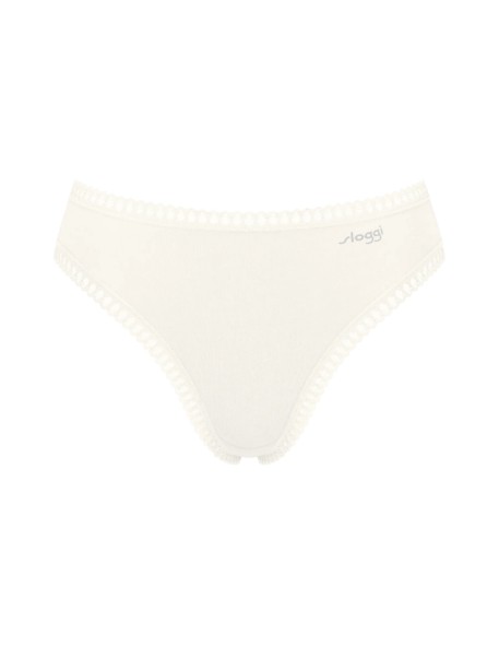 go crush high leg c3p silk white Sloggi