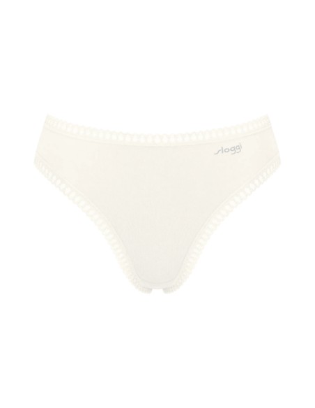 go crush high leg c3p silk white Sloggi