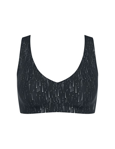 zero feel 2.0 festive bralette black combination Sloggi