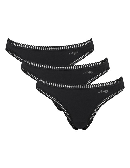 go crush string c3p black Sloggi