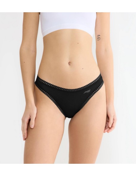 go crush string c3p black Sloggi