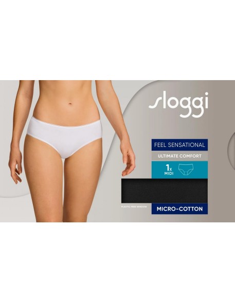 feel sensational midi black Sloggi