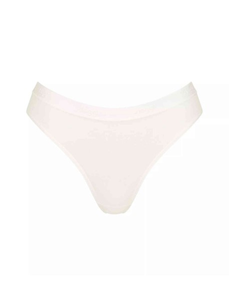 go casual high leg silk white Sloggi