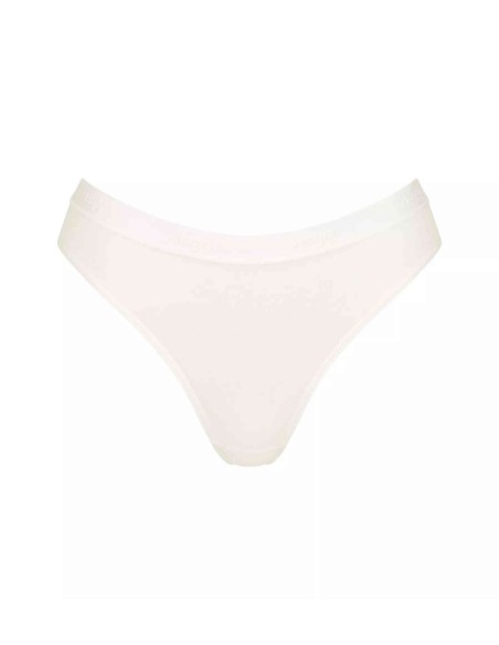 go casual high leg silk white Sloggi