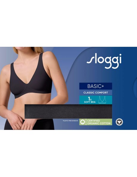 basic+ soft bra black Sloggi