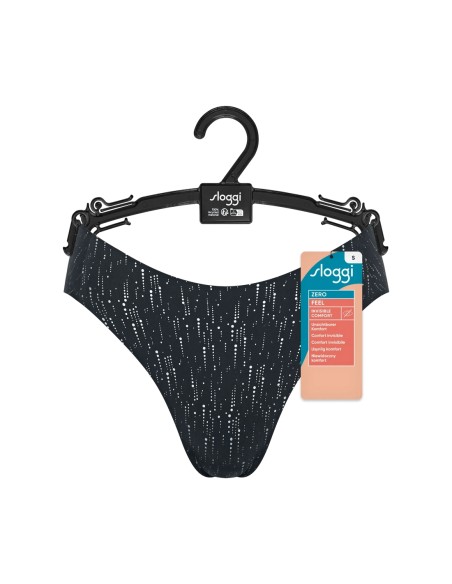 zero feel 2.0 festive high leg black combination Sloggi