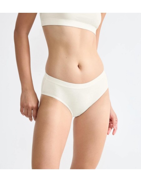 go casual hipster 2p silk white Sloggi