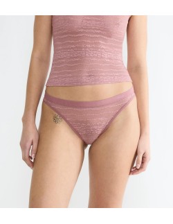 free evolve string lace date night pink Sloggi 2
