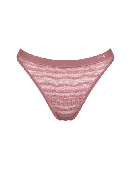 free evolve string lace date night pink Sloggi