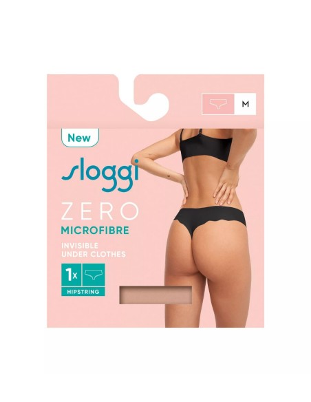zero microfibre 2.0 hipstring cameo brown Sloggi