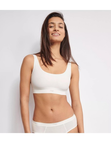 ever ease top silk white Sloggi