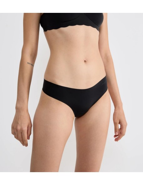 zero microfibre 2.0 hipstring 2p black Sloggi