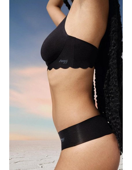 zero microfibre 2.0 hipstring 2p black Sloggi