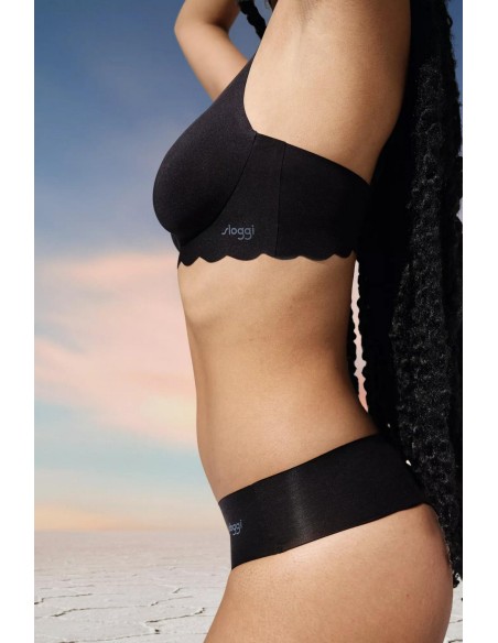 zero microfibre 2.0 hipstring 2p black Sloggi