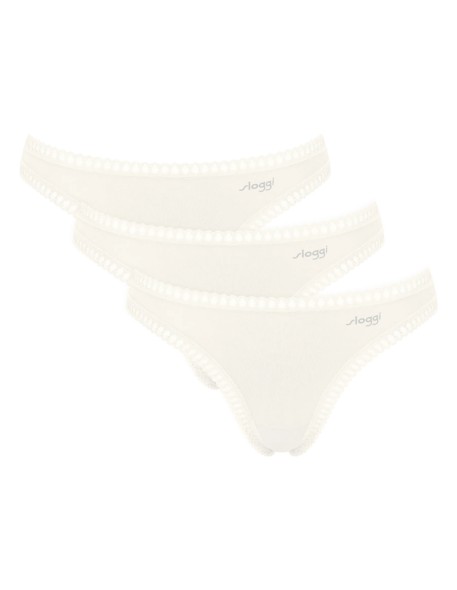 go crush string c3p silk white Sloggi