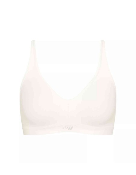 ever ease soft bra silk white Sloggi
