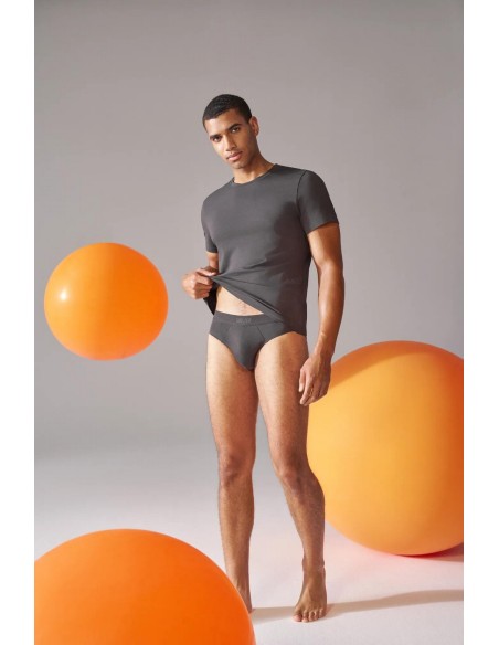 Slg base o-neck charcoal Sloggi