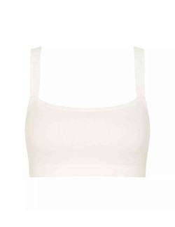 go casual top silk white Sloggi