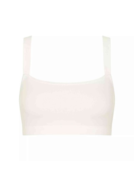 go casual top silk white Sloggi