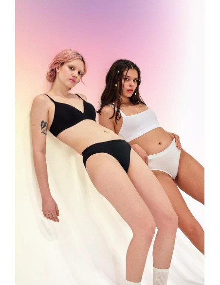 go casual top silk white Sloggi